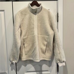 Lululemon Cream Sherpa Pullover